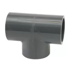 1-1/2" Acme Gray PVC Double Swing Tee | LSC305015