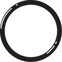 1-1/2" Black Buna-N 70 Shore O-Ring | LSC53015