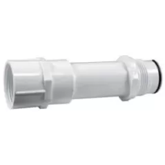 1-1/2" Female Acme x Male Acme 7" L White PVC Pre-Assembled Acme Riser | LSCG587001