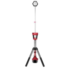 Natural White LED 7.5" x 8" x 40.5" Black/Red Dual Power Tower Light | MKE213120