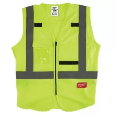 Small/Medium Polyester Yellow High Visibility Type R Class 2 Safety Vest | MKE48735021