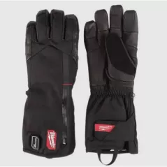 Extra Large Polyester Black Hook and Loop Cuff USB Rechargeable Heated Gloves Kit | MKE56121XL