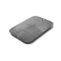 NDS Black Standard Rectangular Valve Box Overlapping Cover | NDB113CB