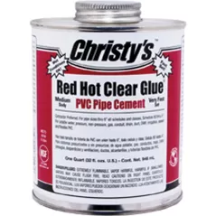 1 qt Can Clear Low VOC Medium PVC Cement | CSTRHRHCVQT