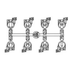 For PGJ-00 Gear Driven Rotors Nozzle Rack | HTP538700
