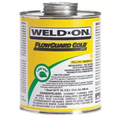 1 pt Metal Can Yellow FlowGuard Gold Series Low VOC CPVC Cement | IPSFGMYPT