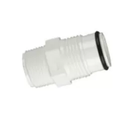 3/4" MIPT x Acme White PVC Swing Joint Inlet | LSCT207020