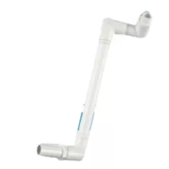 1" Spigot x MIPT 12" L White PVC Standard Turf Swing Joint | LSCT922212