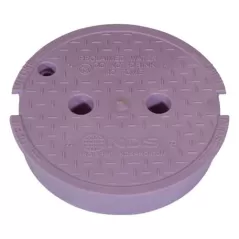 10" Round Purple Reclaimed Water Pro-Spec Corrugated Valve Box Cover | NDB311CR