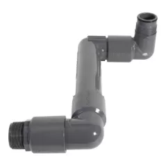 1-1/2" Acme x NPT 12" L Dark Gray Swing Joint | RBGSJ1215031SS