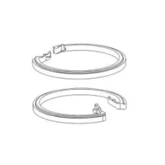 For 47DR 47DS 47DH 51DR 51DS 51DH 1-Piece Case Assembly Lower Snap Ring | RBP208396