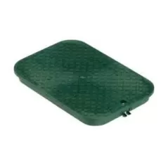 12" Round Green Irrigation Control Valve PVB Professional Valve Box Lid | RBBPVBSTDGL