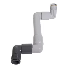 1-1/2" x 1-1/4" Reducing Acme x Acme 1-1/4" x 12" Light Gray Swing Joint | RBGSJ12125R3TS