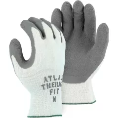 Cotton/Polyester Latex Coating Gray Seamless Gloves | YLS301TF