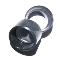 1/2" Compression Black PVC Adapter | AGP12010299