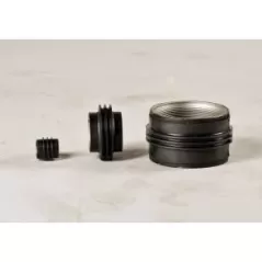2" x 1-1/4" Steel Coupling Rubber Outside Tri-Seal/K-Packer | BFFKP2X012
