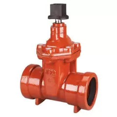 2" Push-On Fusion-Bonded Epoxy Coated Lead-Free Cast Iron 250 psi P-619-RW Series Resilient Wedge Gate Valve | NIBP619RW020