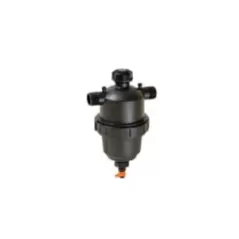 300 Micron 2" Threaded 80 gpm Semi-Automatic T-Style w/Element Brushaway Filter | AMD030001000017