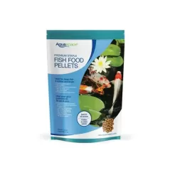 4.4 lb Premium Staple Large Fish Food Pellet | AQS98869