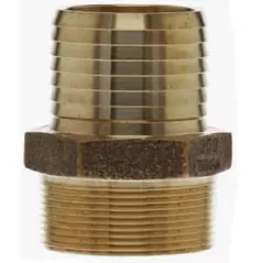 1" x 1-1/4" MPT x Insert Lead-Free Bronze Adapter | INZMA132LF