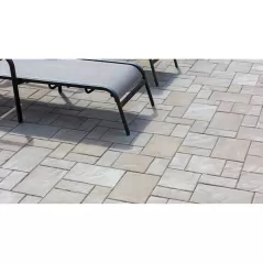 2-3/8" Almond Groove 3-Piece Treo Premier Random Bundle Paver | UNPTREORANAG