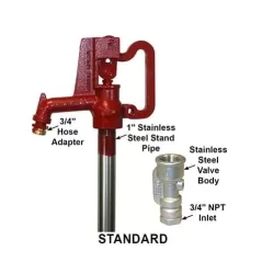 3/4" NPT x Hose Thread 44-1/2" C-1000 Series High Capacity Frost-Proof Yard Hydrant | MRHC7501