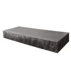 6" x 48" x 18" Charcoal Landings Step Unit | BEL16203371