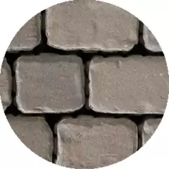Techo-Bloc Paver, 2-3/8" Beve LED Textured 4-Pc Villagio | 000157