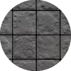 Techo-Bloc Valet Paver, 6-1/2" x 6-1/2", Onyx Black | 004849