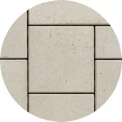 Techo-Bloc Blu 60mm Smooth Patio Slab, 19-1/2" x 32-1/2", Beige Cream| 007841