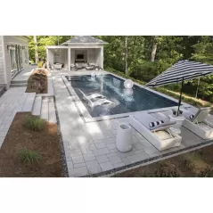 Techo-Bloc Blu 60mm HD² Smooth Paver, 6" x 13",Chestnut Brown | 005517