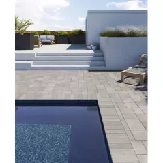 Techo-Block Smooth Overlay Pacific Patio Slab, Chestnut Brown | 009465