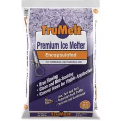 AgSalt Processing Ice Melter, 50Lb Solid Crystalline Dark Green Encapsulated Premium | TRUENCAPS