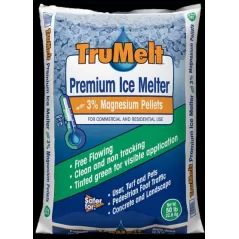 AgSalt Dead Sea Mag Ice Melter, 50 lb Solid Crystalline Light Green 3% Magnesium Pellet Premium | ICETRUMAG3