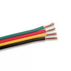 10/3 500' Stranded PVC Flat Multi-Color with Ground Pump Cable | PWFPCF103G1