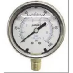 American Granby Pressure Gauge, 0 to 30 Hg 1/4" MIP ILCG Series Liquid Filled | AMGILCG360254L