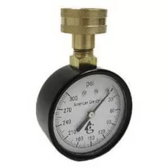 American Granby Vacuum/Pressure Gauge, FGHT Liquid-Filled 3/4" | AMGWTG100