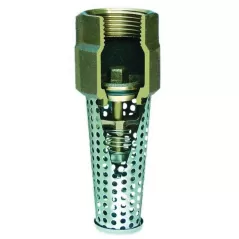 2" FNPT Lead-Free Silicon Bronze Cast 400 psi 400 SB Series Foot Valve | SIM457SB