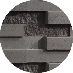 Techo-Bloc Double Sided Wall, 2-15/16" x 20" Graphix | 007970