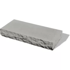 6" x 48" x 24" Gray Ledgestone Step | UNP3215482417401