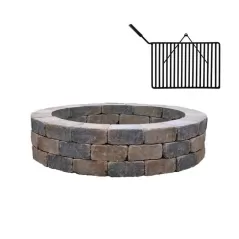 36" X 52" Sandstone Fire Pit Sunset Firepit Wall Unit |  RS-CON031