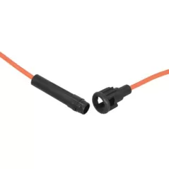 125 VAC 32 VDC 1/4" x 1-1/4" Black/Orange For 5 x 20 mm Fuse Fuse Holder | TECINLFUSEHLD