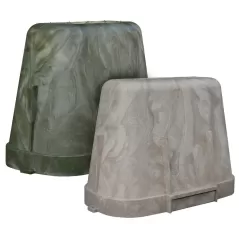26" x 10" x 23" Green HDPE PEZ1 Series Insulated Valve Box Enclosure | HOTPEZ1G
