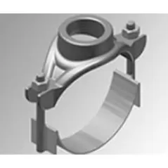 12" x 2" FNPT Ductile Iron Saddle | HRC812804