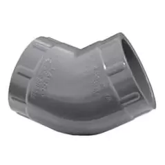 Gray PVC Elbow 2 in. Socket 45 Degree Heavy Turf | 317020