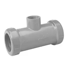 PVC Service Tee 2-1/2 in. x 2-1/2 in. x 1-1/2 in. Gasketed x Gasketed x Female Acme Heavy Turf Reducing | 344291