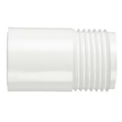 3/4" x 1/2" MHT x Slip White PVC Irrigation Hose Adapter