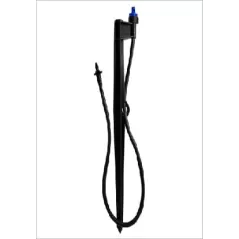 0.195" Barb Black 24" Clip Stake Assembly | MXJBSK24B