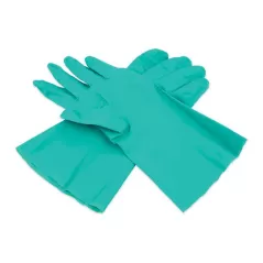 Extra Large Nitrile Green Chemical-Resistant Reusable Gloves | AXIGC30002XL