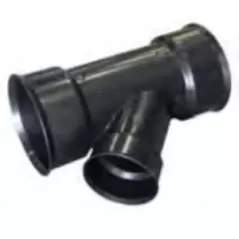 ADS Soiltight Wye, Bell-End HDPE 45 Degrees Degrees Dual Wall Injection Molded N-12, Black 6" x 6" x 4" | DFD680ST
